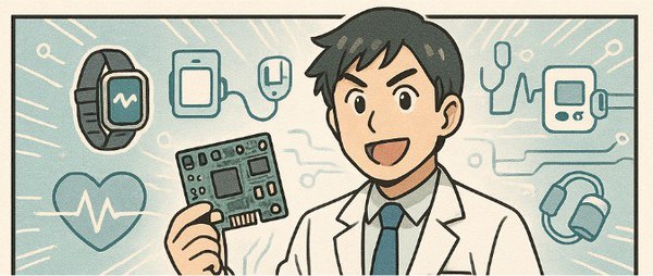 圖二 : 健康管理成為日常，最主要原因是醫療電子的全面進化。