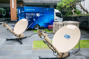 搭載 5G ORAN 專網(wǎng)的 5G 行動車具備高移動性，部署能力不受地域限制。