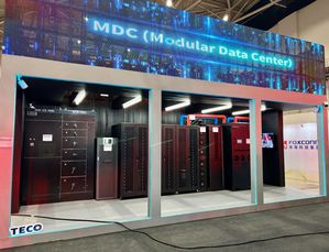 東元電機(jī)於鴻海科技日首次亮相,展示模組化資料中心解決方案