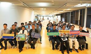 AI智慧畜牧技術媒合暨成果展示會場熱絡。圖二為屏科大團隊發表技術「基於多模態AI之病蟲害偵測及警示整合系統設計與實作」。